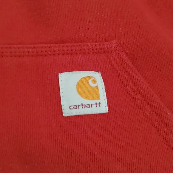 Carhartt Men's Red Hoodie - Picture 3 of 5